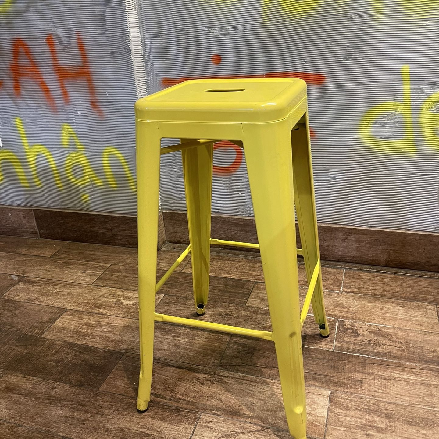 30” Metal Backless Stool (6 Stools In Total)