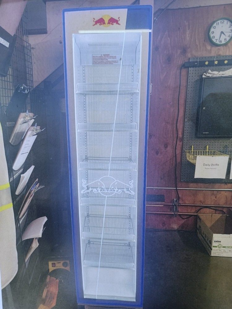 Red bull Refrigerator 6 Ft Tall