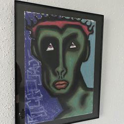 Oil Pastel Art Work: Him