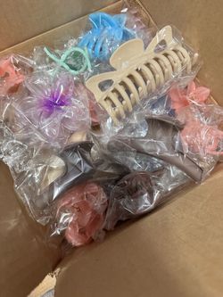 Bulk Lot Hair Claw Clips Assorted Colors