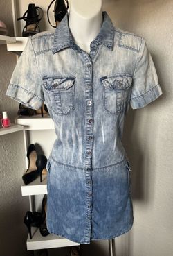 Denim BEBE Dress Size Small
