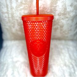 Starbucks Studded Orange Pearl Halloween