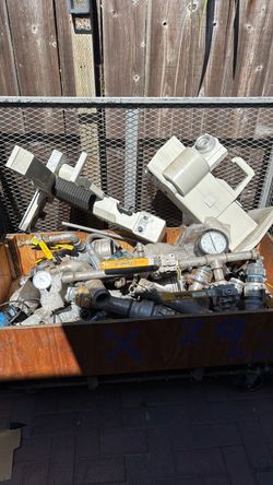 Industrial Plumbing & Piping Crate Lot - Stainless, Brass, Camlocks & Valves