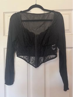 Women's Mesh Blouse Size 1X