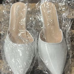 Brand New White Heels 