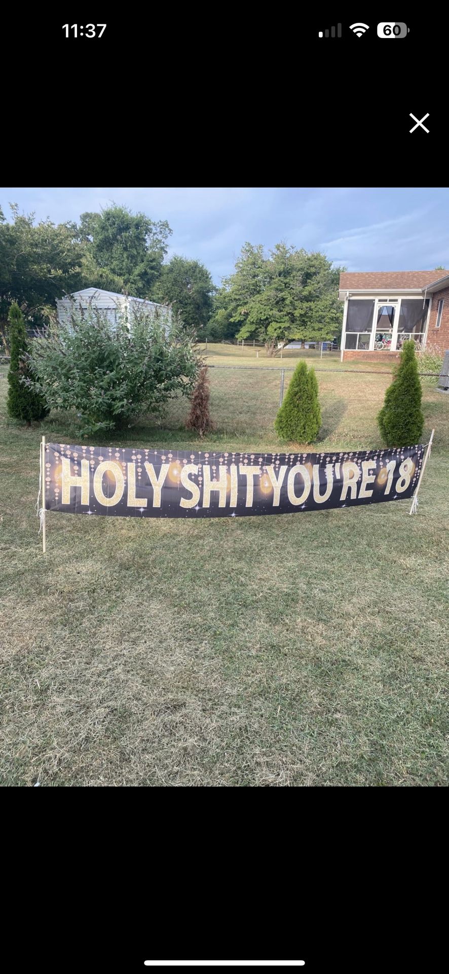 18th Birthday Banner