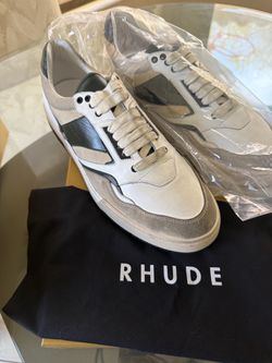 Rhude Low-Top Sneakers White Grey Black
