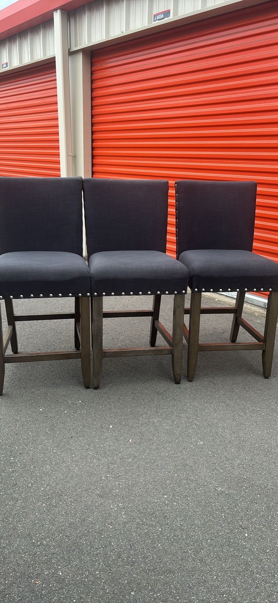 3 Nailhead Barstools