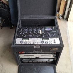 DJ Karaoke System w/ Numark, American DJ, Crown Power Amp & Odyssey Hard Travel Rack Mount Case For Sale!!!