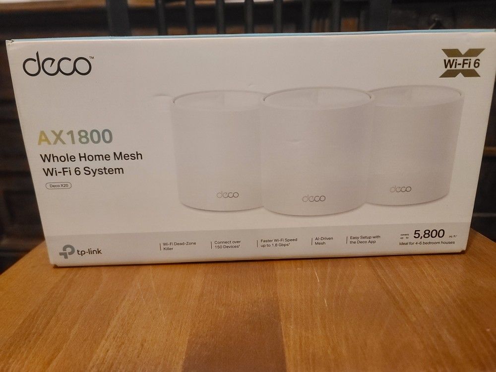 TP-Link Deco WiFi 6 Mesh System(Deco X20) - 