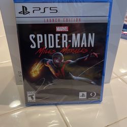 Sony PS5 Spider Man Miles Launch Edition SEALED