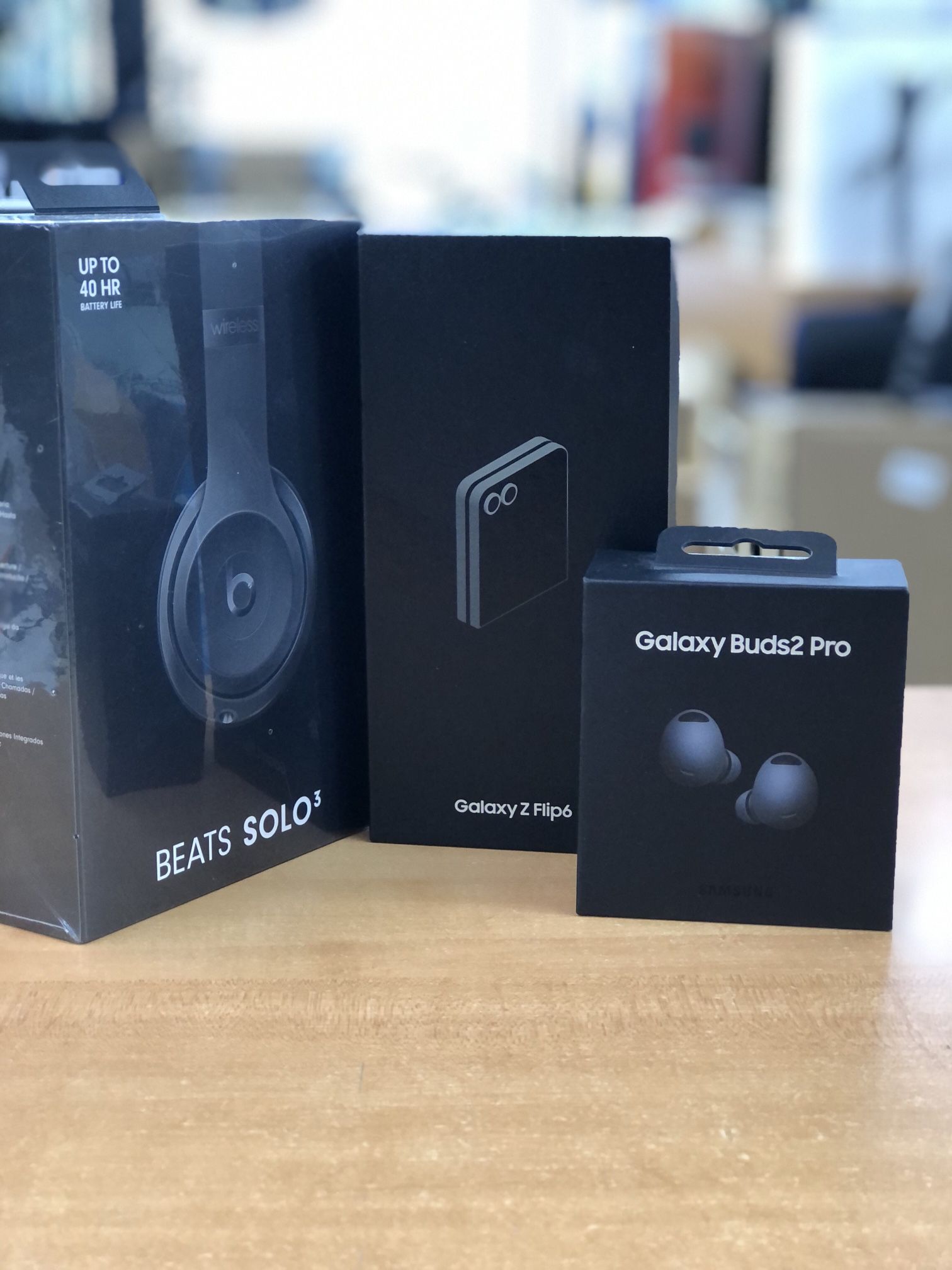 Samsung Galaxy Buds 2 Pro With Beats Solo 3 And Galaxy Z Flip6 Bundle