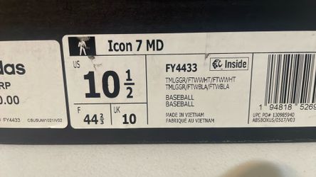 Adidas icon 7 md baseball cleats