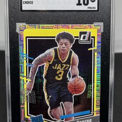 2023-24 Donruss Keyonte George RC Choice #244 SGC 10