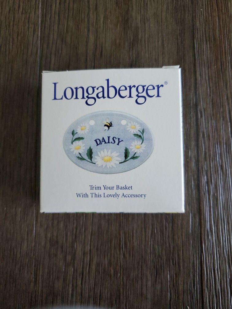 Longaberger 1999 May Series Daisy Basket Tie-On