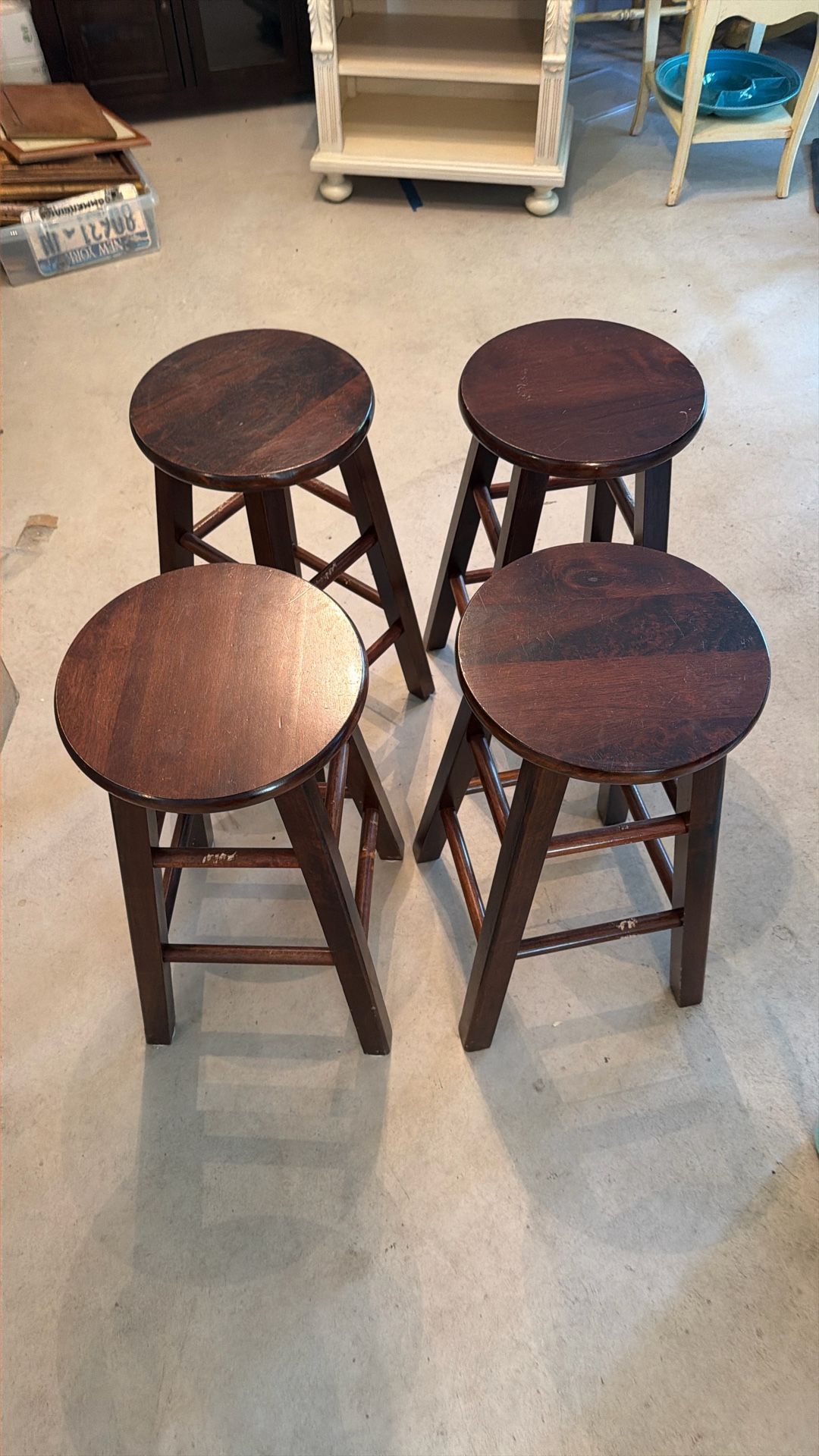 Counter Height Wood Stools