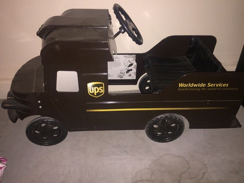 Kid size UPS truck