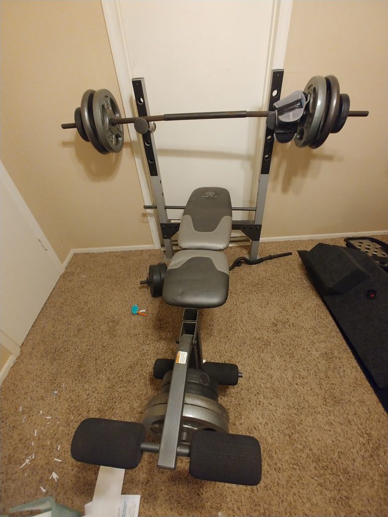 Full work out set near perfect condition