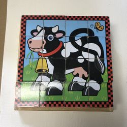 Melissa And Doug Wood Kids Puzzle