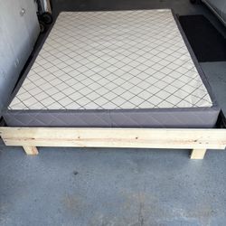 Queen Size Box Spring And Bed Frame
