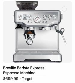 Breville Barista Express Espresso Machine – $300