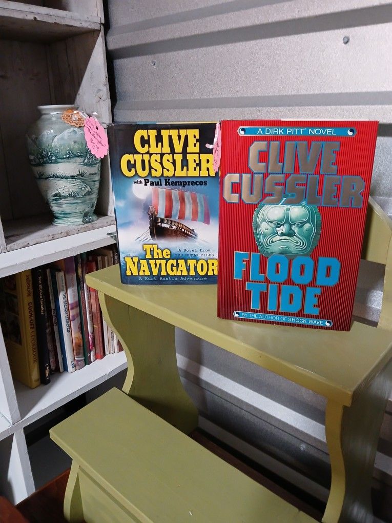 CLIVE CUSSLER hardback Books