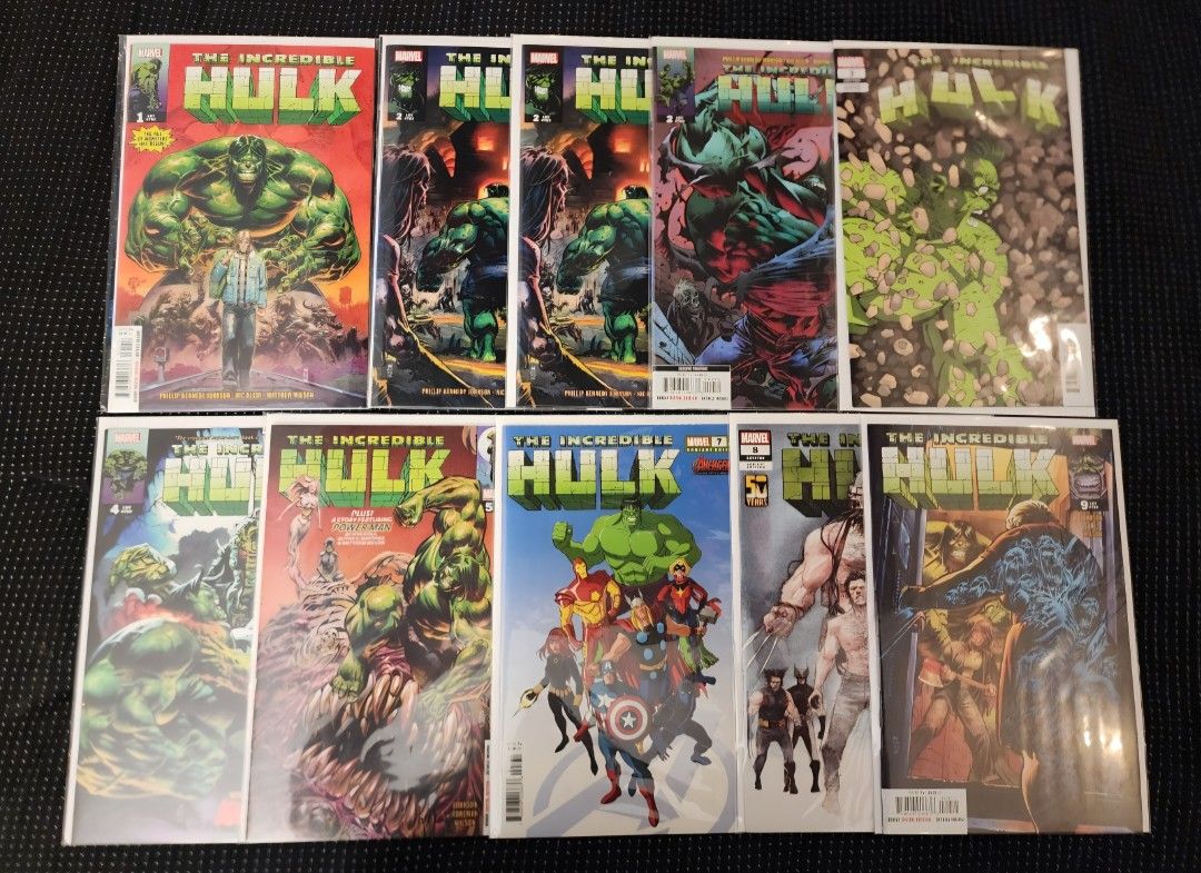 Comic Book lot of 10! Marvel. Incredible Hulk Keys. 2023. Variants. Mixed Lot.