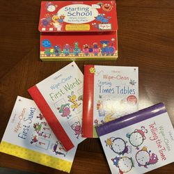 Usborne starting school wipe-clean activity pack