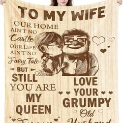 Gift for Wife from Husband to My Wife Blanket 