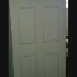 NEW HEAVY WOOD  FRONT DOORS (36"X 80")