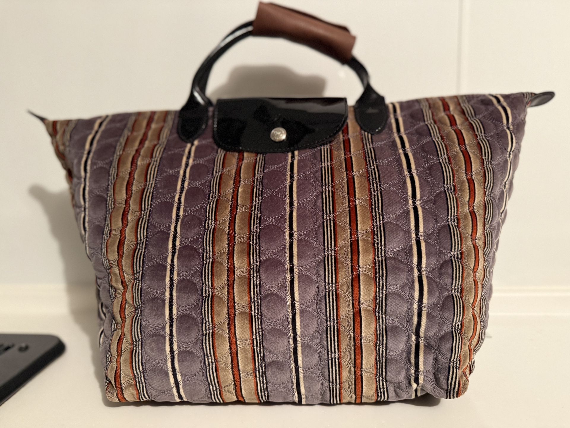 Longchamp Tote Vintage Velvet