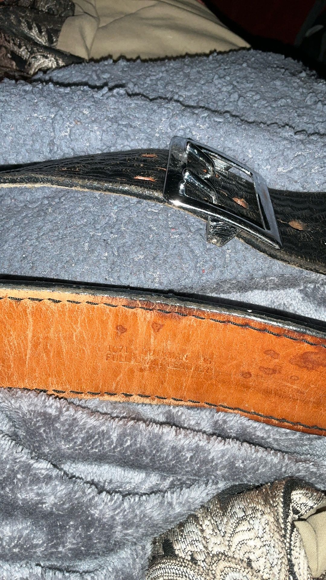 Dutyman 36 Full Grain Leather Basket Weave