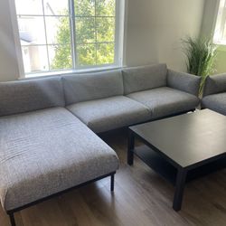 Sectional And Side Couch