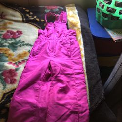 snow overalls Size XS4-5 And Boots 