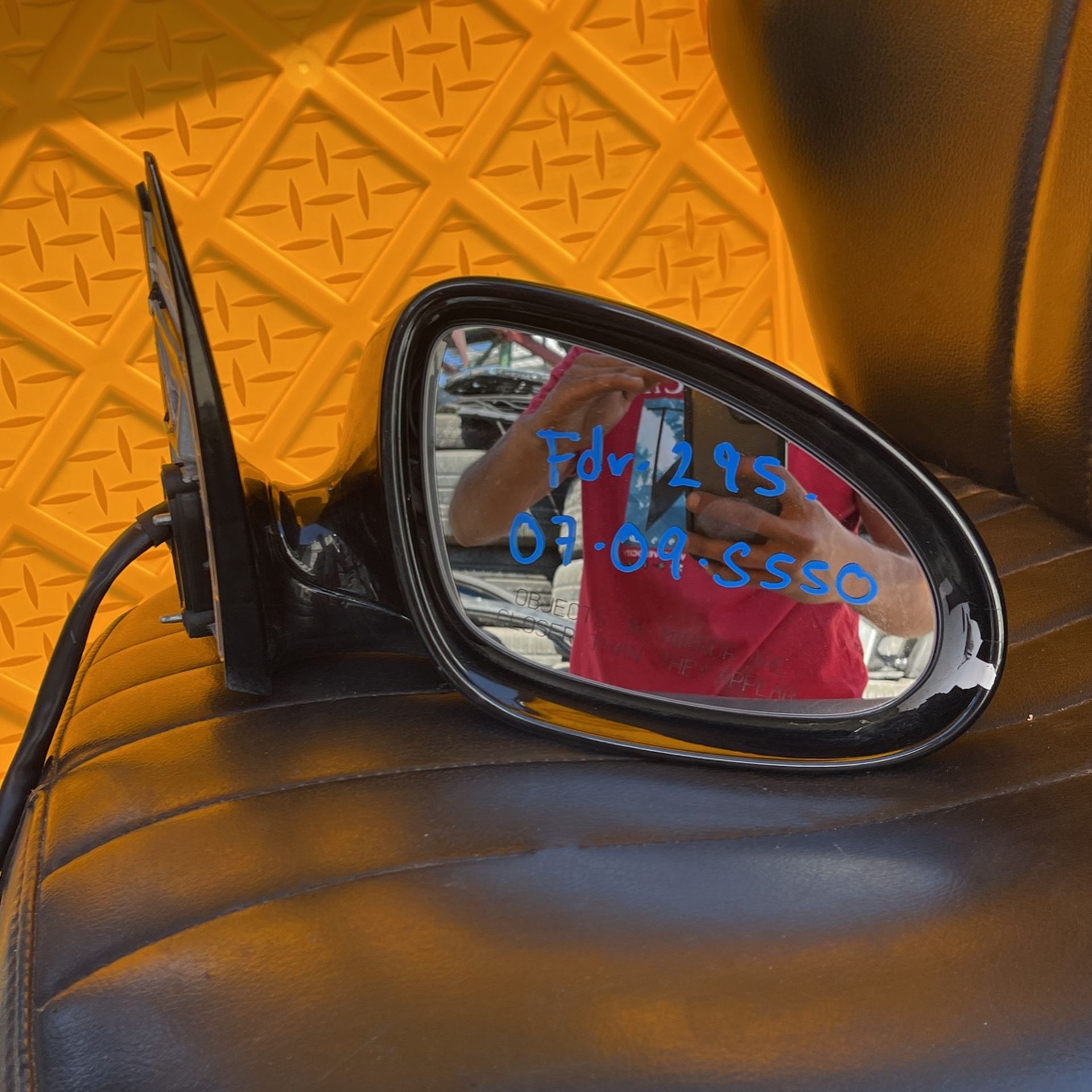 2007-2009 Mercedes Benz S Class S550 S450 S500 Front Door Mirror RH Right Passenger Side Used Original