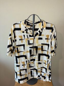 FRESH Short Sleeve Button-Up Shirt