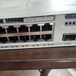 Selling 3 Cisco Catalyst 9200L 48 PoE+ 4x10G switches!