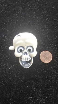 Animated Hallmark Skull Pin