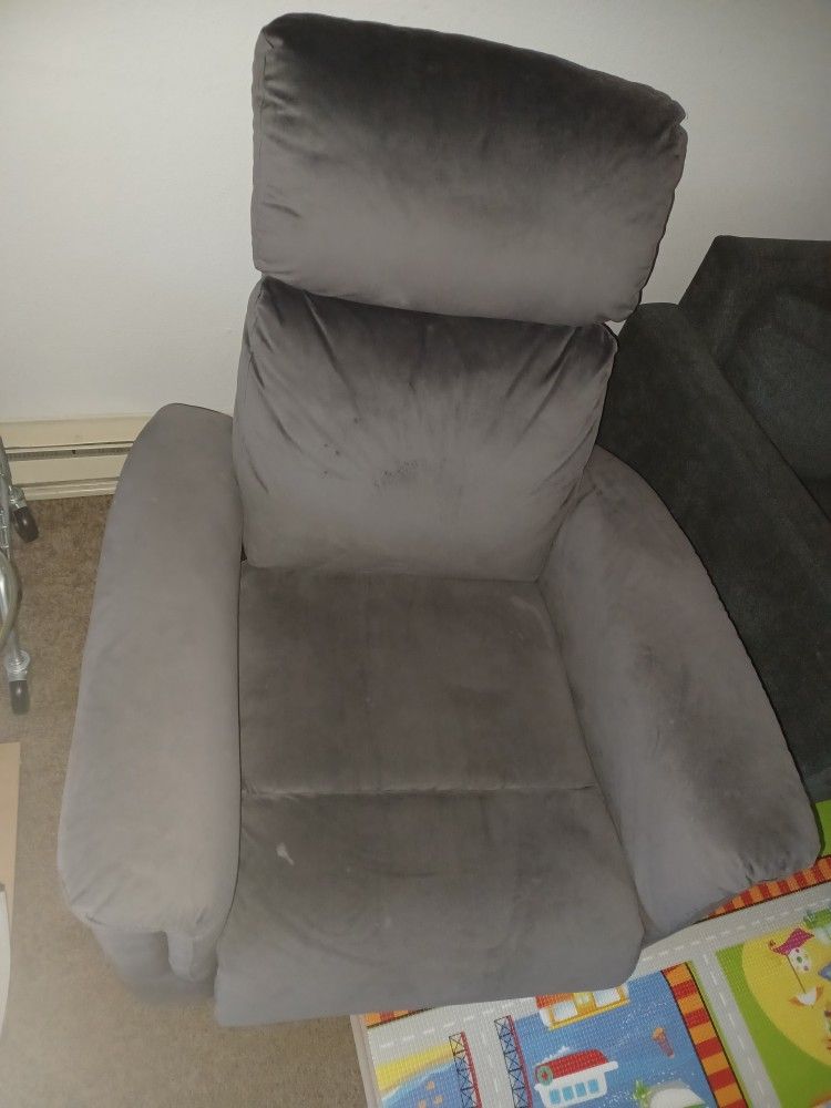 Gray Recliner Chair