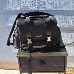 Canon 200DG Digital Camera DSLR Large 15" Tote & Gadget Bag w/ Shoulder Strap