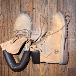 Size 3.5 Youth Timberlands Wheat
