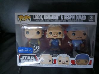 Star Wars Lobot, Ugnaught, & Bespin Guard Funko Pop 3 Pack