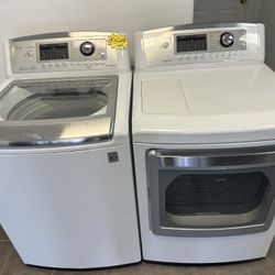 LG Washer And Electric Dryer Set 