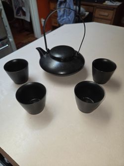 Black Teapot set