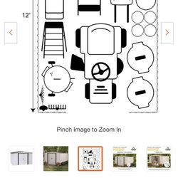 Storage 10 By 12 New In Box Metal 