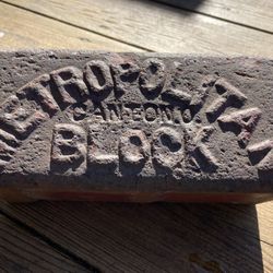 ANTIQUE BRICK METROPOLITAN BLOCK CANTON OHIO