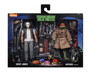 NECA Teenage Mutant Ninja Turtles Casey Jones & Raphael Figures