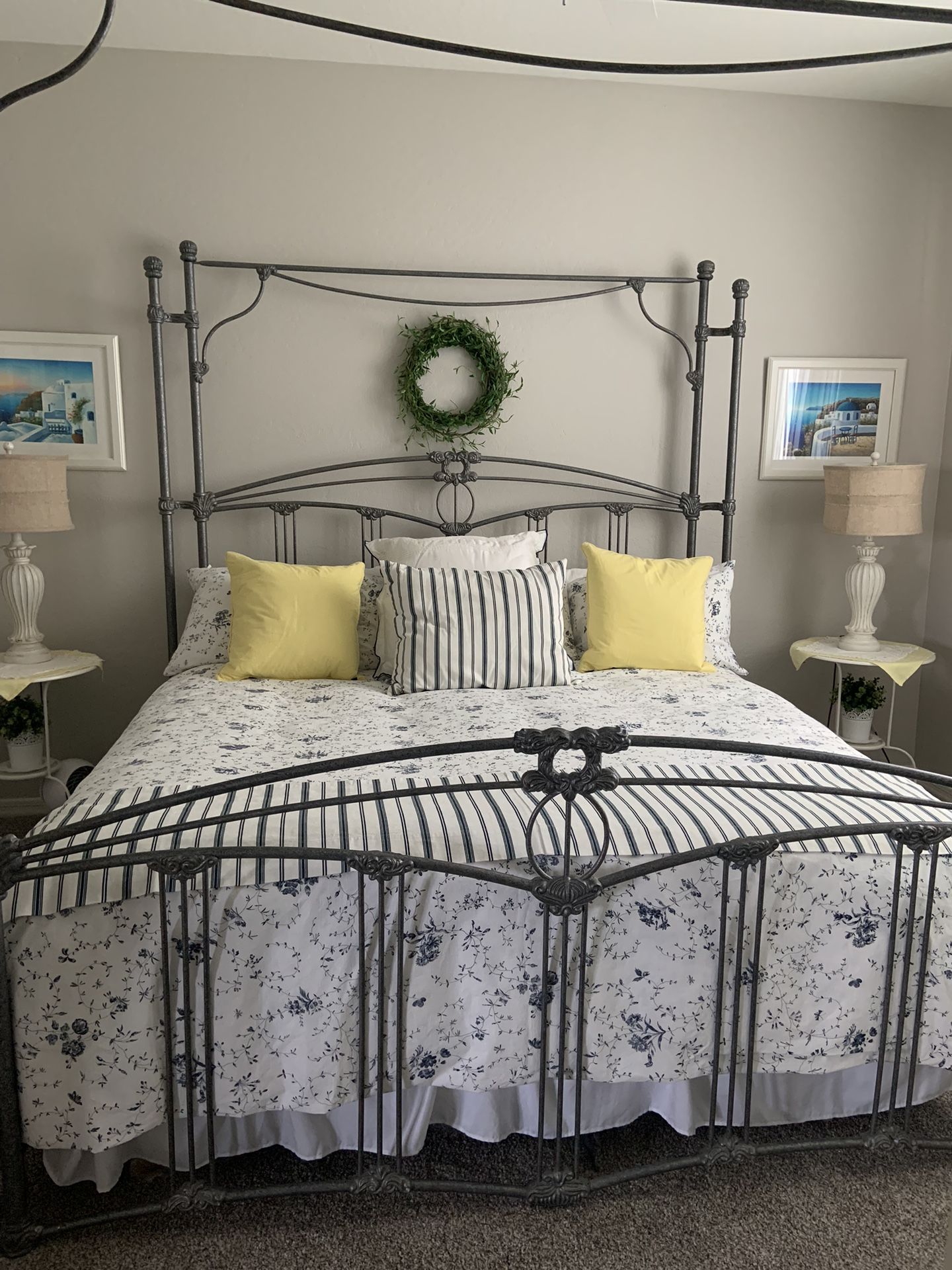 Cast Iron King Bed Frame