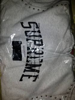 Supreme studded sweatshirt
