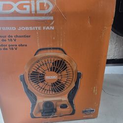 RIDGID 18-Volt Cordless Hybrid Jobsite Fan (Tool Only)